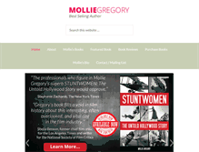 Tablet Screenshot of molliegregory.com